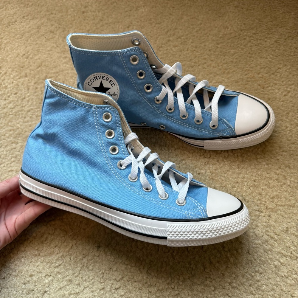 NWOT Light Blue Converse